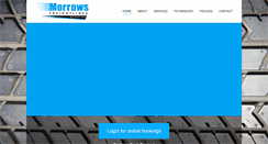 Desktop Screenshot of morrowsfreightlines.com.au